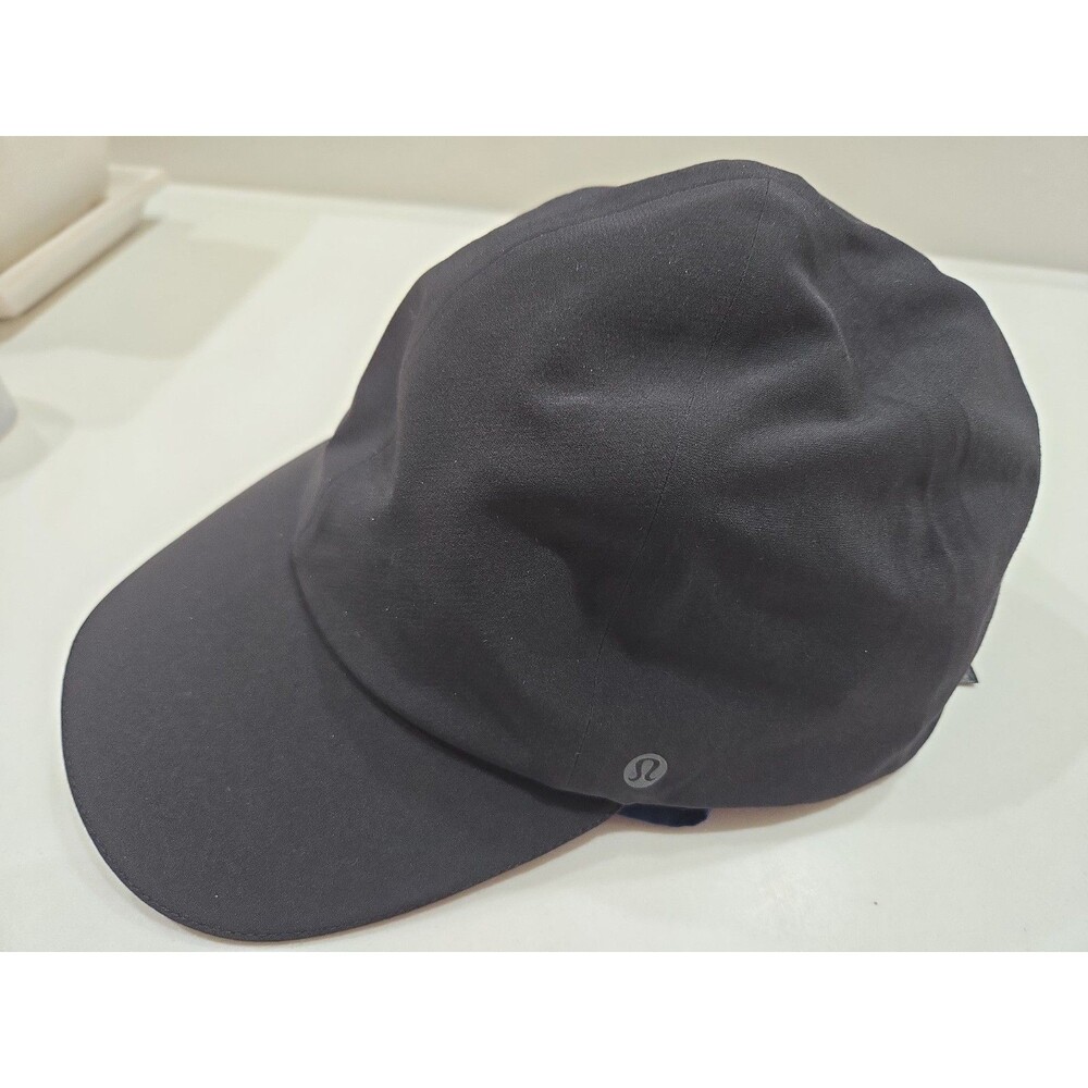 Lululemon Fast & Free Run Hat Black Lightweight Adjustable Strapback Unisex S/M